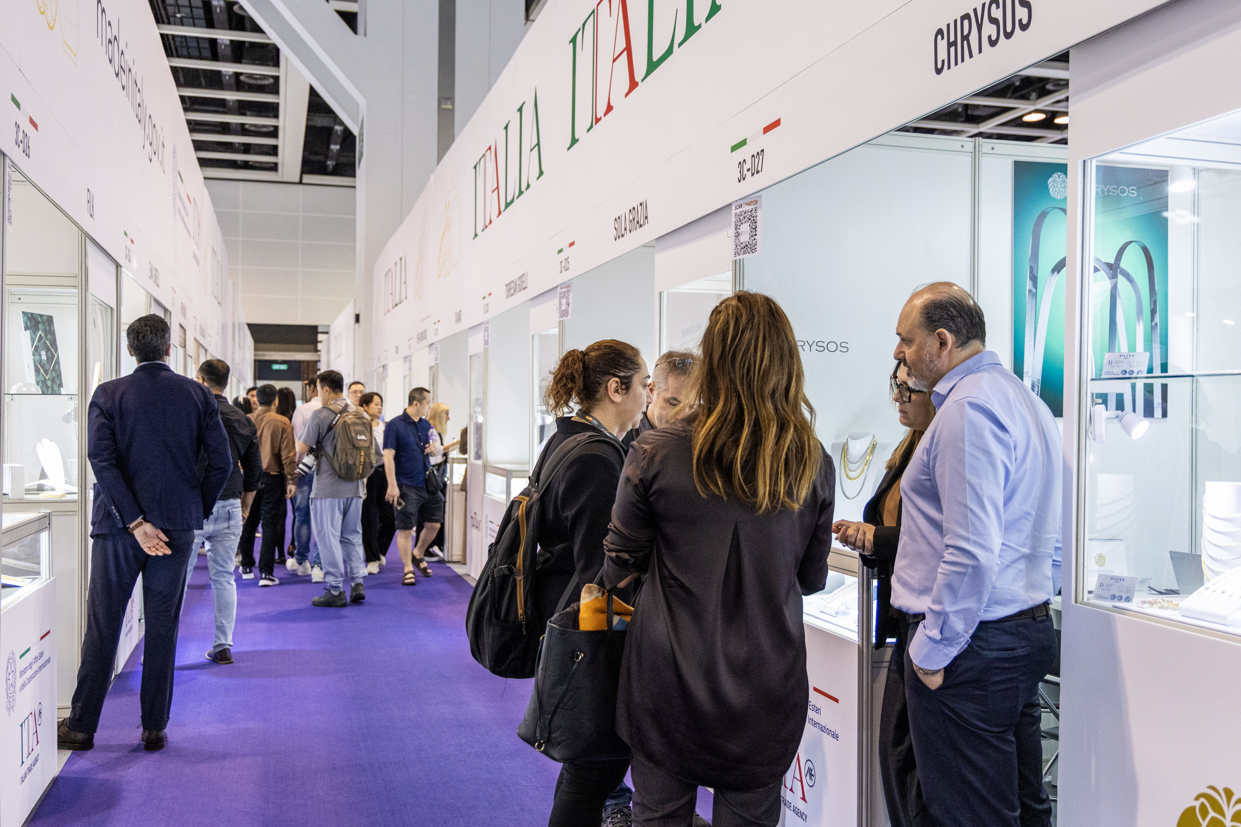 Italian Pavilion is the Largest from Europe in March 2025 HKTDC March Twin Jewellery Shows