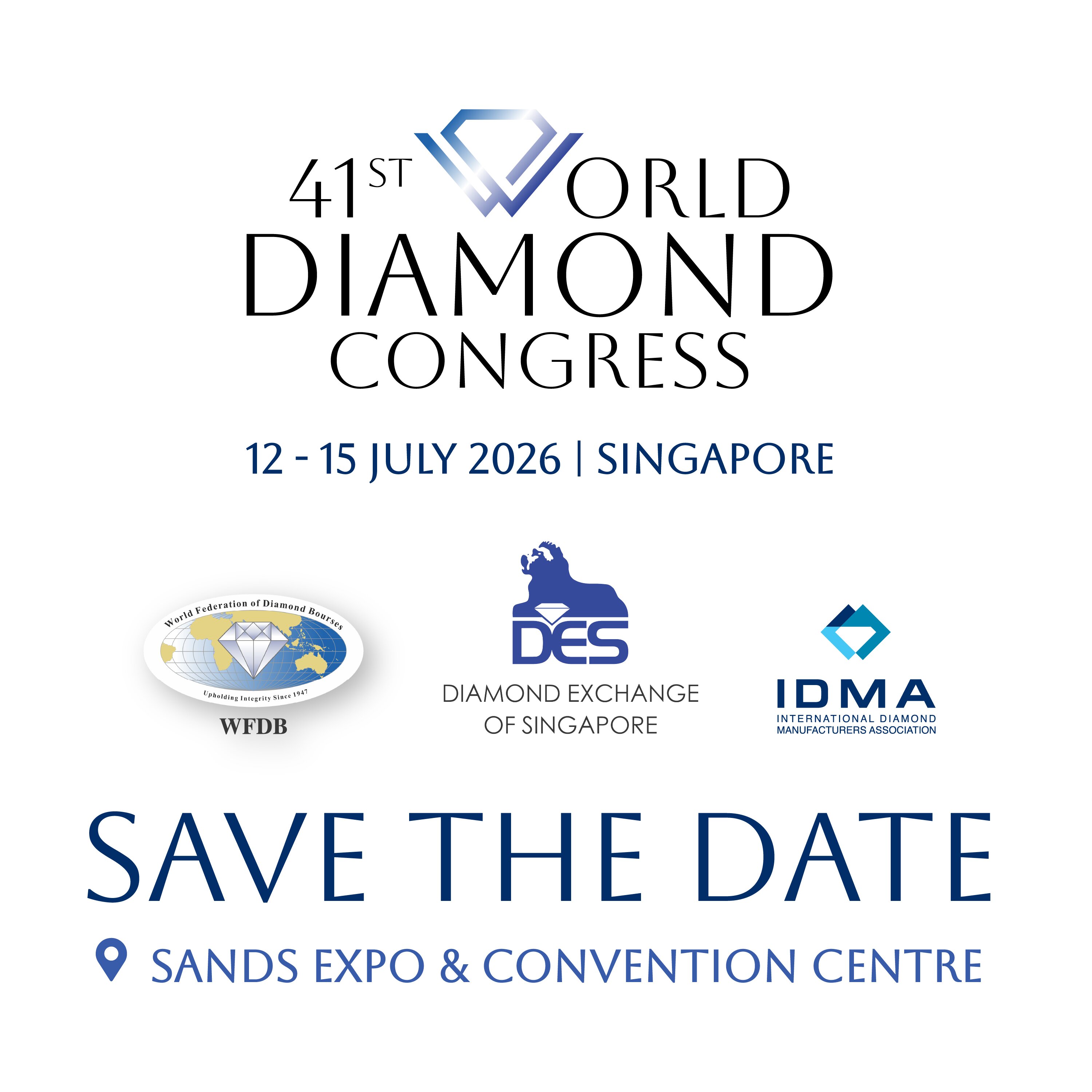 WFDB President’s Invitation to the 41st World Diamond Congress in Singapore