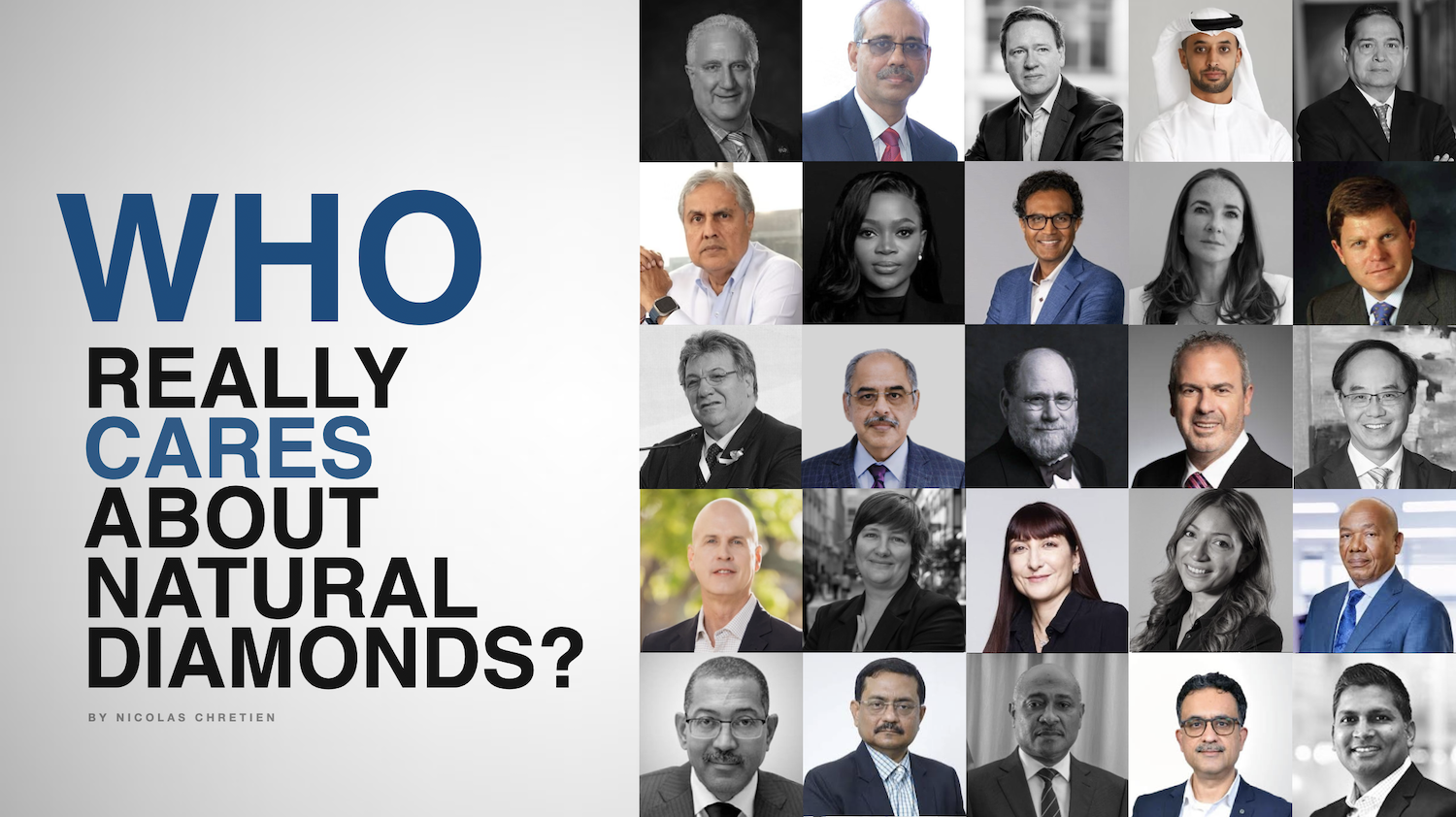 Who Really Care About Natural Diamonds?